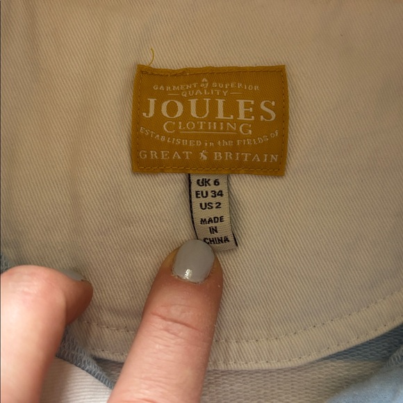 Joules Saunton Funnel Neck Rugby Stripe Pullover, Size 2 - Picture 2 of 7